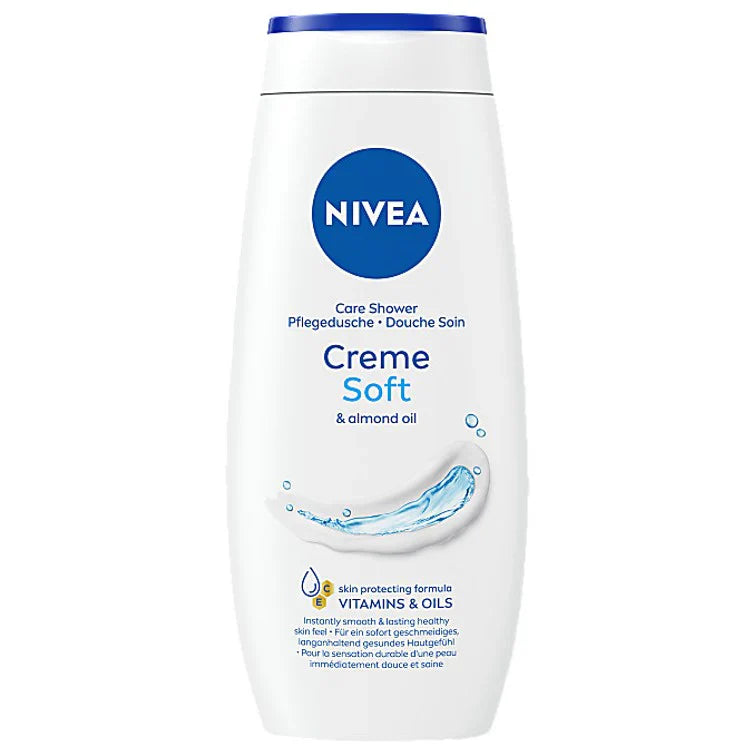 Nivea Care Shower Creme Soft & Almond Oil - 250ml