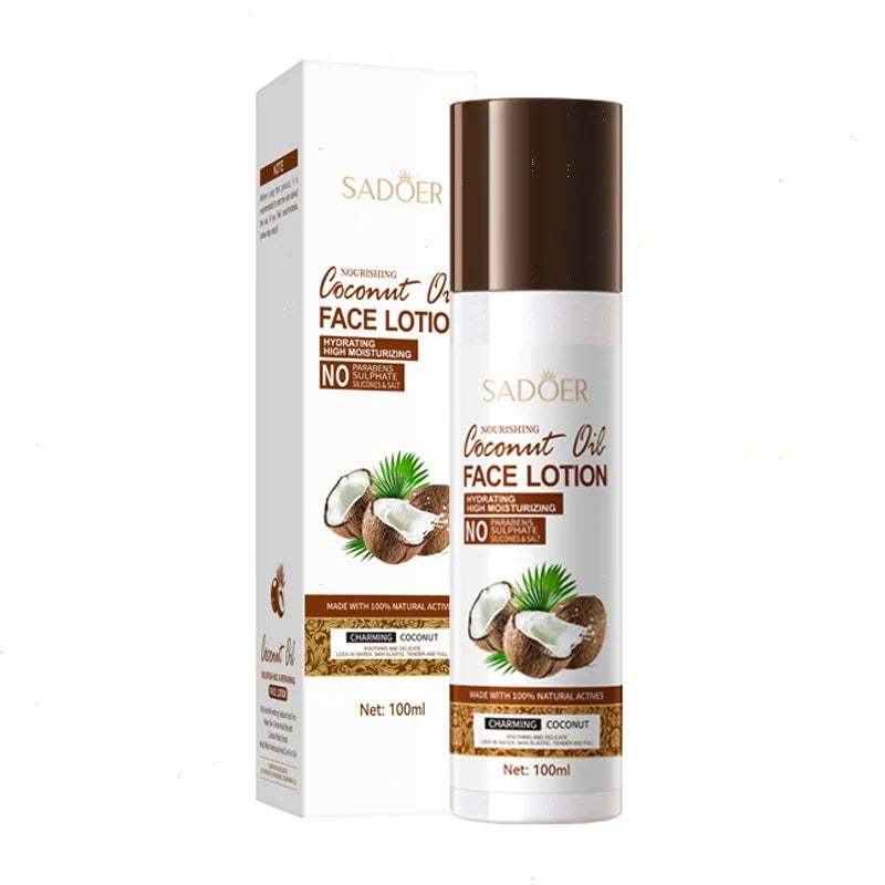SADOER Nourishing Coconut Oil Moisturize Face Lotion  - 100ml