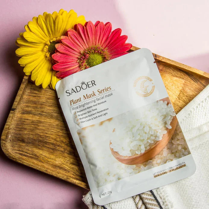 SADOER Rice Brightening Face Sheet Mask
