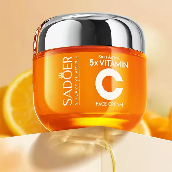 Sadoer 5x vitamin C Whitening Brightening Face Cream - 50g