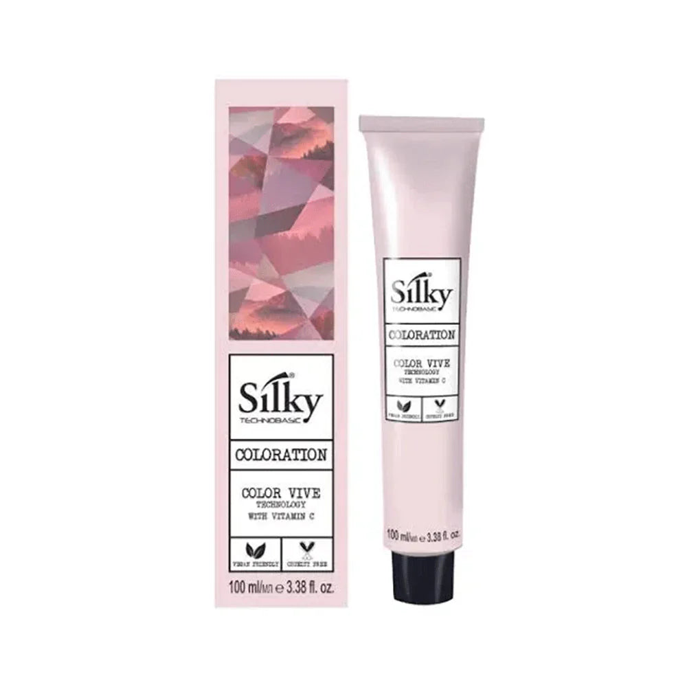 Silky 8.3 Light Golden Blonde Hair Color (100ml)