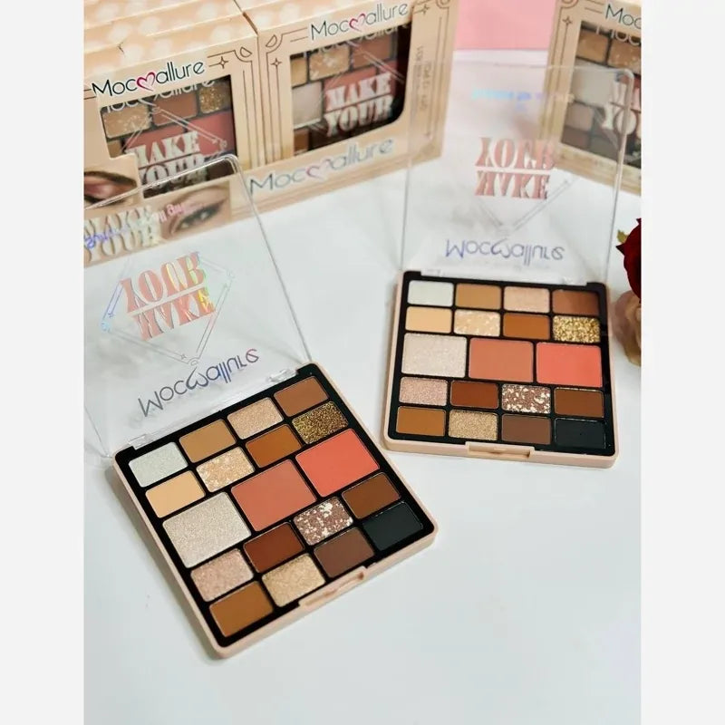 Mocallure Make Your Eyeshadow Palette -  19 Colors