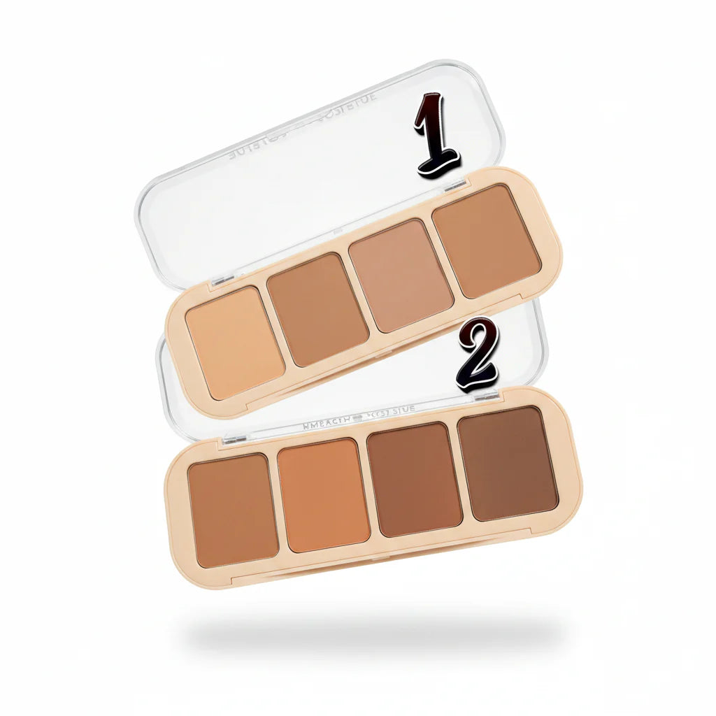 4 Color Romantic Contour Pallete