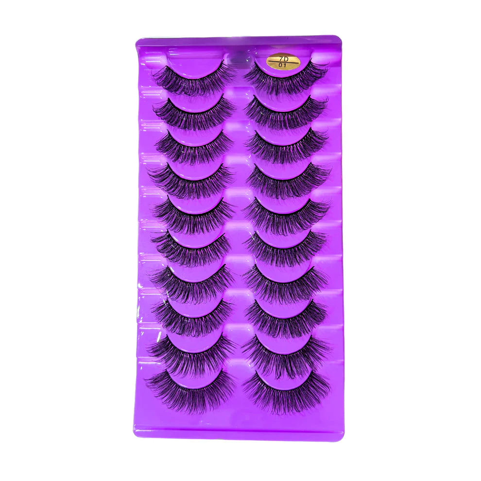 10 Pairs Mink Lashes - Voluminuous