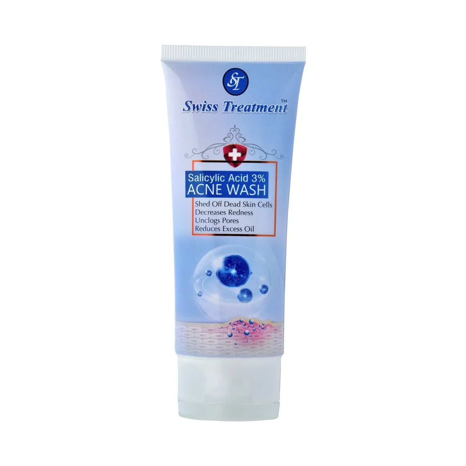 Swiss Treatment Salicylic Acid 3% Acne Wash - 100ml