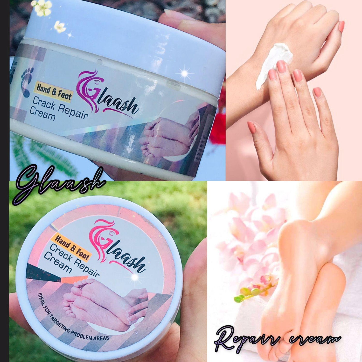 Glaash Crack Repair Cream - 120ml