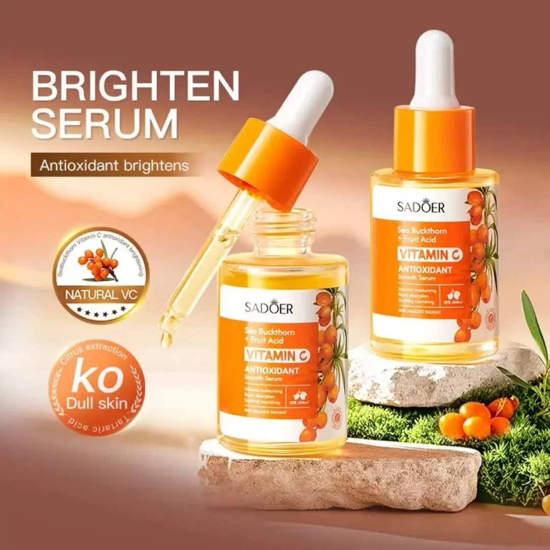 SADOER Sea Buckthorn Vitamin C Antioxidant Brightening Essence (30ml)