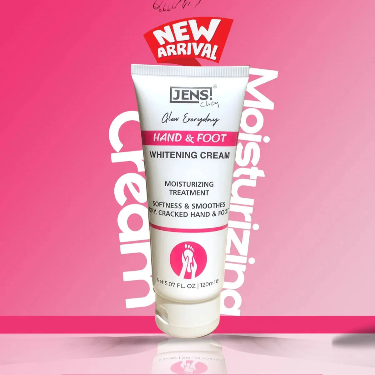 JENS Hand & Foot Whitening Cream – 120ml
