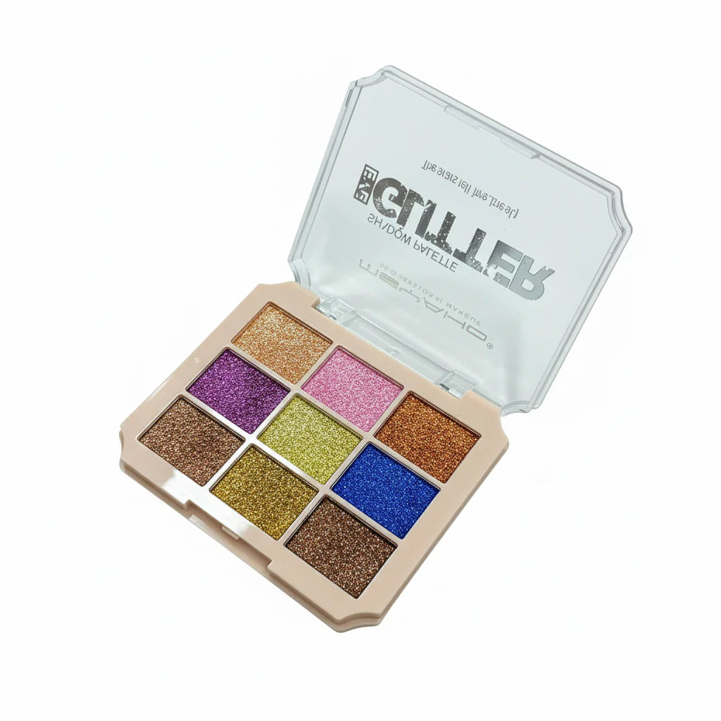 Msyaho Glitter Eyeshadow Palette - 9 Colors