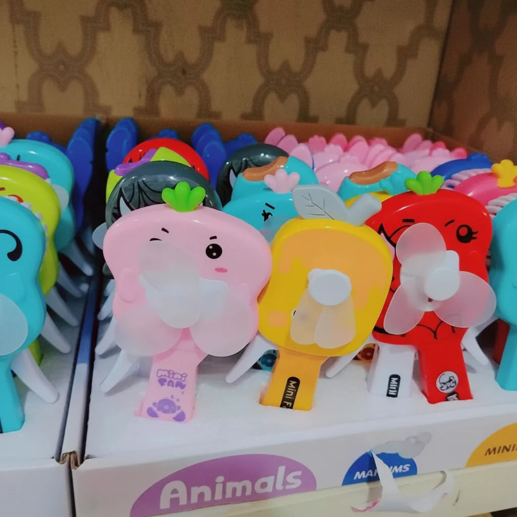 Manual Hand Press Fans For Kids