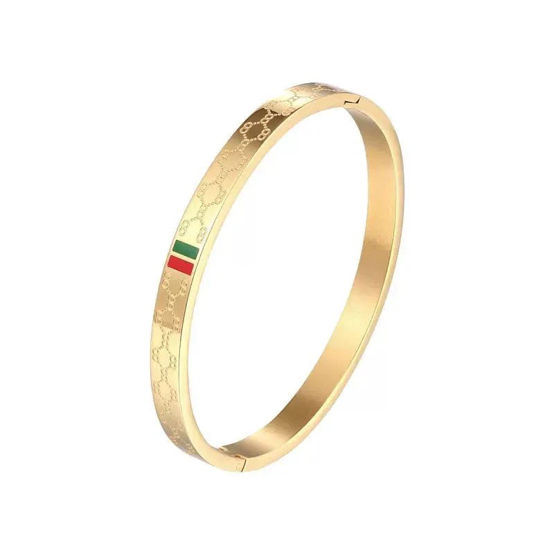 Stainless Steel Gucci cuff