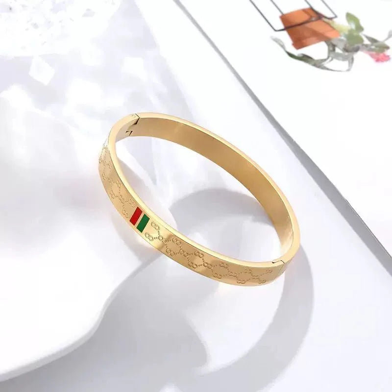 Stainless Steel Gucci cuff