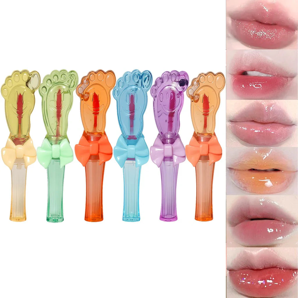 ROMANTIC MAY Magic Cute Little Foot Design Lip Gloss
