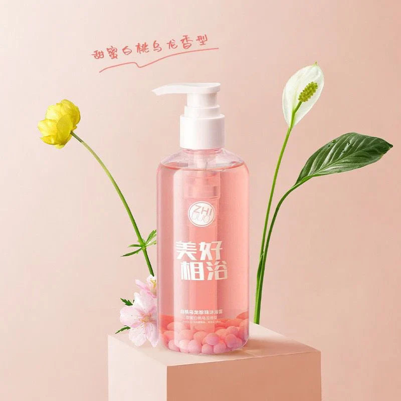 ZHIDUO Natural Organic Vegan Lightening Body wash Perfume Shower Gel