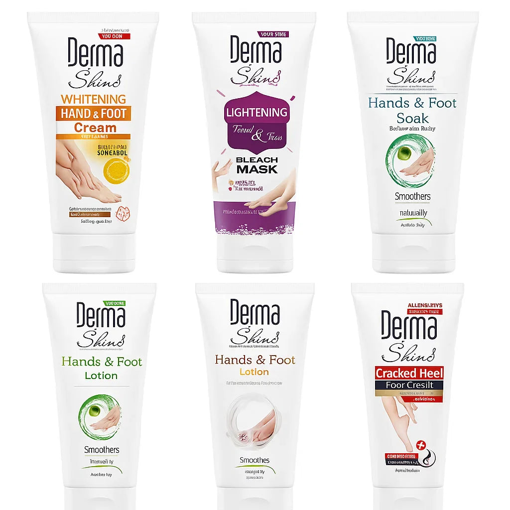 Derma Shine - Manicure & Pedicure Kit, 6-Pack - 70g