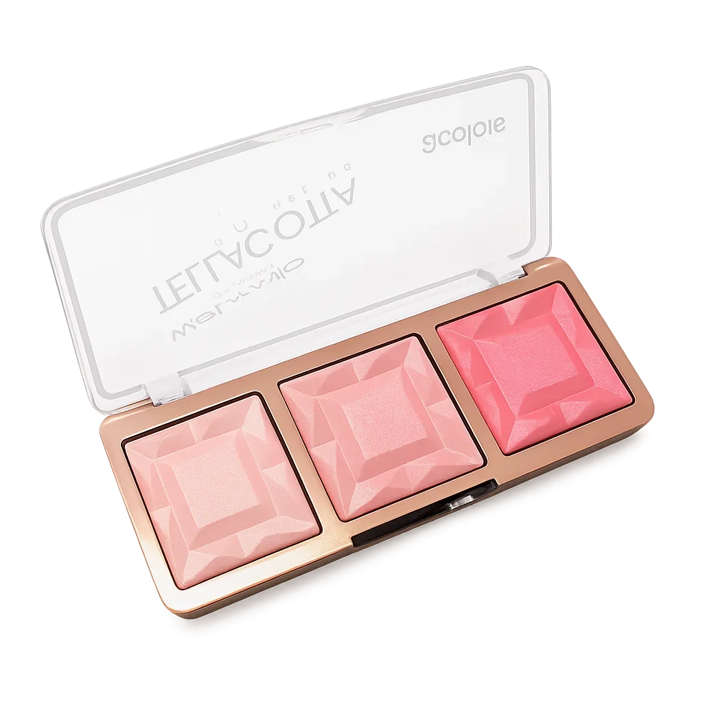 Msyaho Terracota 3‑in‑1 Highlighter Palette