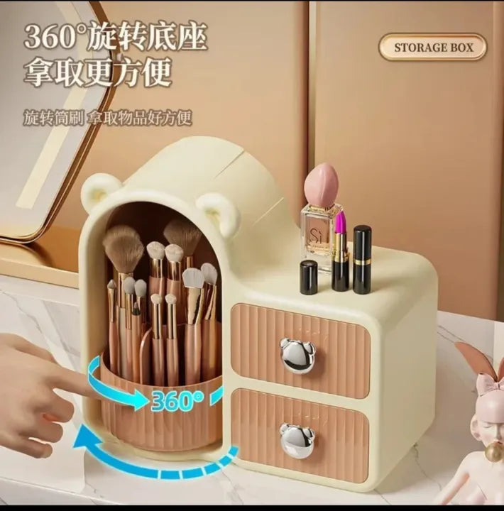 Premium Quality Rotating Desktop Cosmetics Storage Box