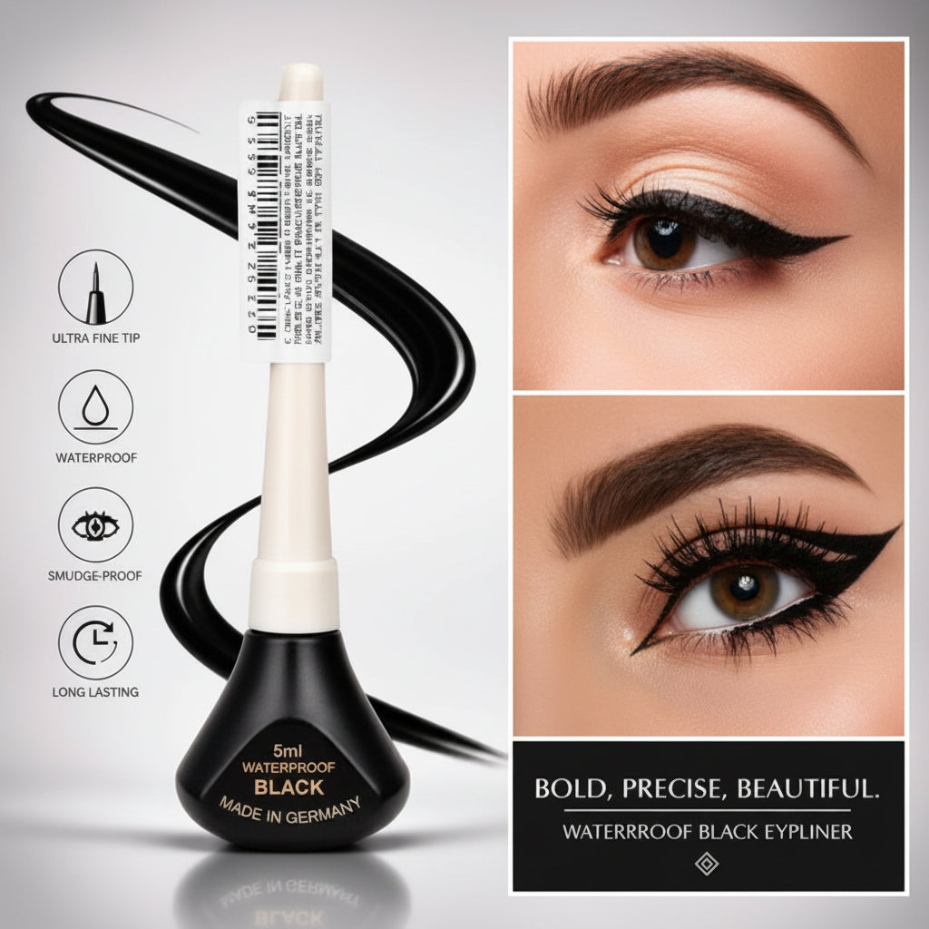 Miss and Mrs Ultra Fine Waterproof Black Dipliner - 4.5ml