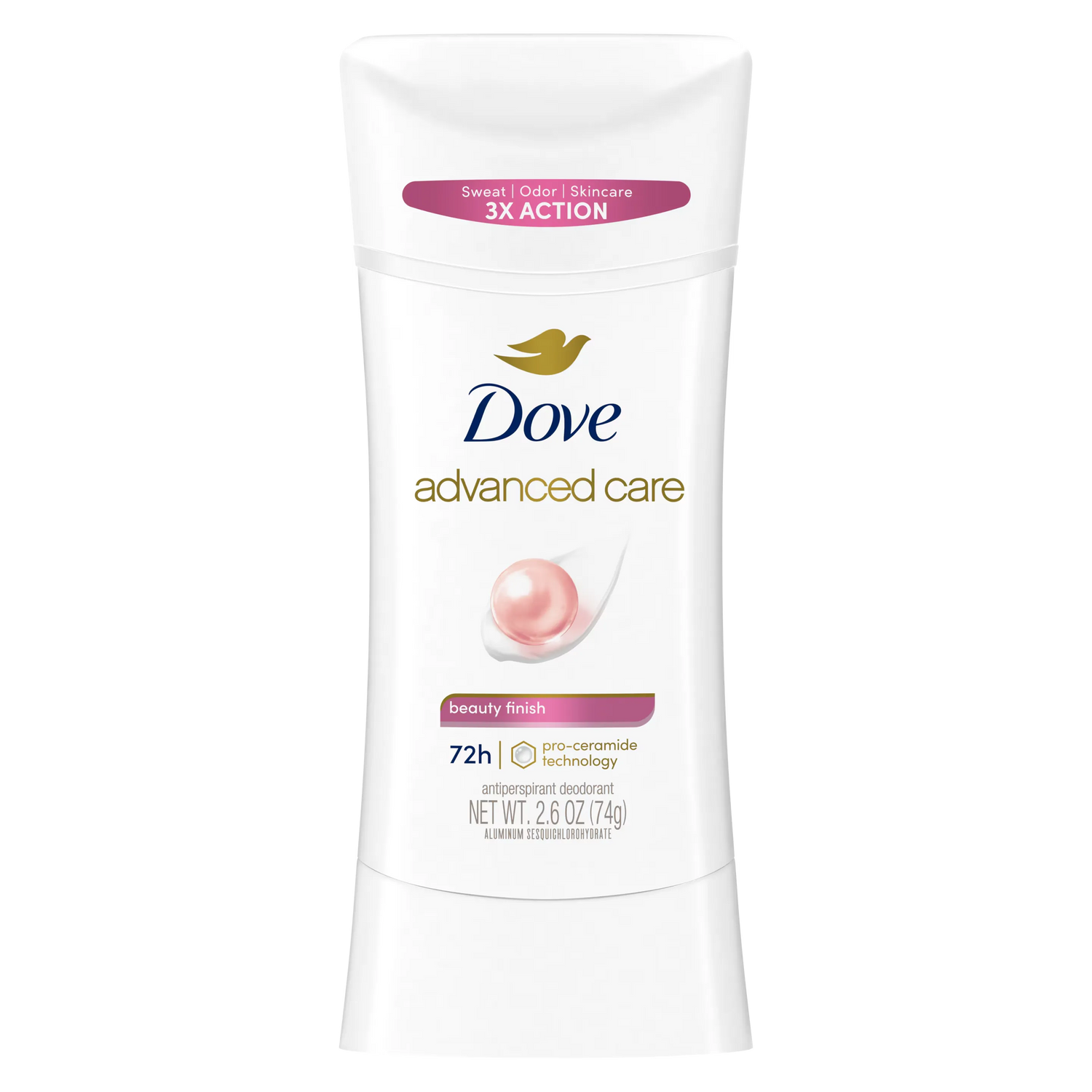Dove Advanced Care Beauty Finish Antiperspirant Deodorant Stick 74g