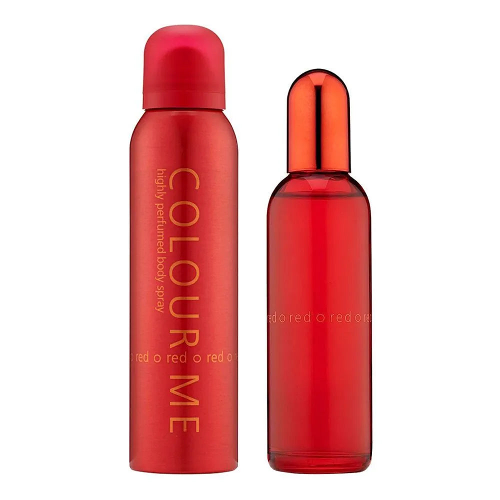 Milton Lloyd Color Me Red Femme Set For Women - Eau De Parfum - 100ml + Body Spray - 150ml