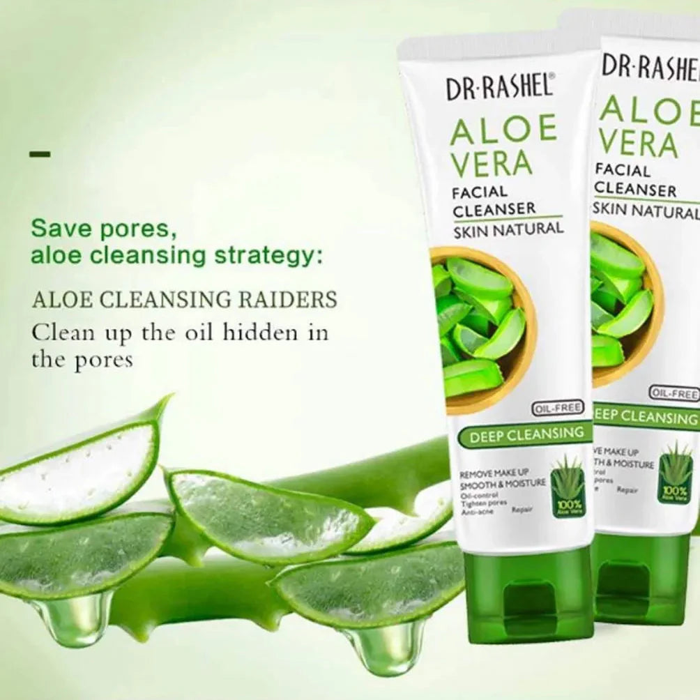 Dr Rashel Aloe Vera Facial Cleanser Skin Natural Deep Cleansing - 100g