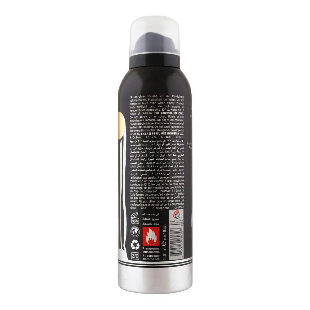 Rasasi Relation Homme Deodorant Spray, For Men - 200ml