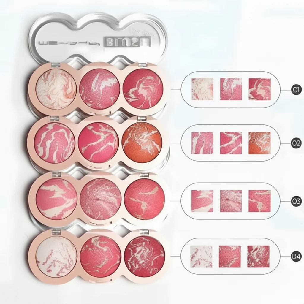 MSYAHO Terracotta Blush 3 Color Kit