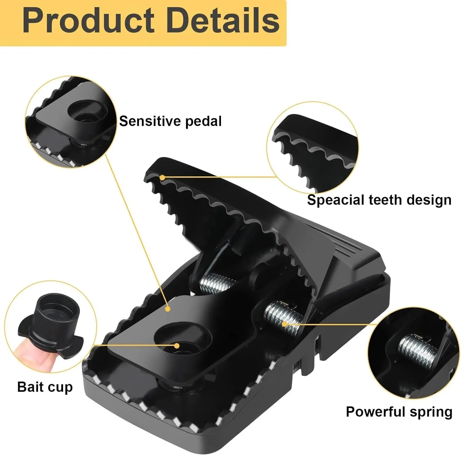 Heavy Duty Mouse Trap Mice Catcher