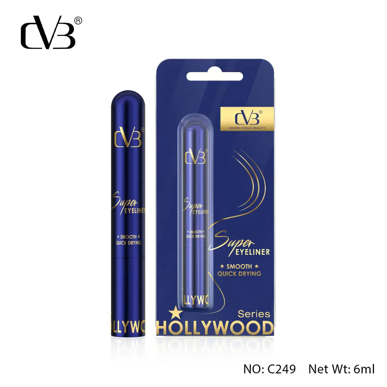 CVB Super Eyeliner Smooth Quick Drying - 8ml