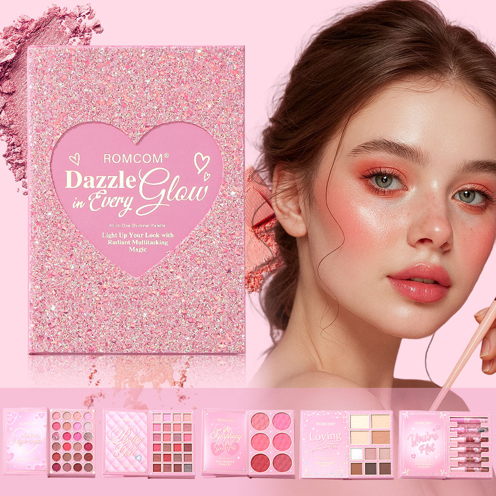 RomCom Dazzle Glow – All-in-One Makeup Book Palette